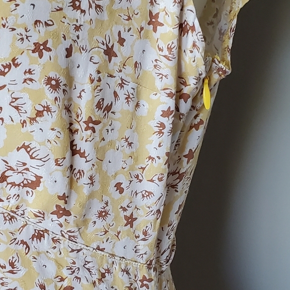 Abercrombie & Fitch Yellow Mini Dress - Picture 10 of 13